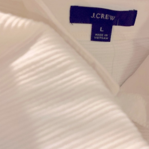 J Crew | Boxy Button Up Ribbed Texture Top NWT - Picture 9 of 10